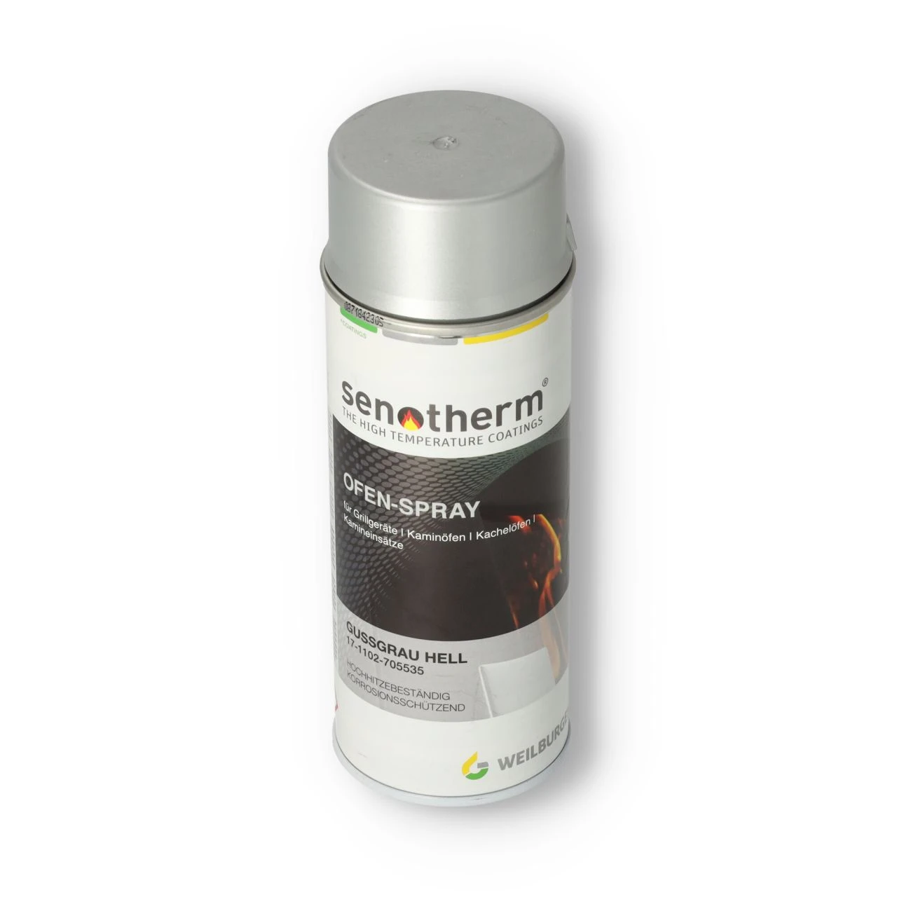 Ofenlack Gussgrau-hell Silber UHT | Senotherm | 400 Ml 1 Ofenlack Gussgrau-hell Silber UHT | Senotherm | 400 Ml