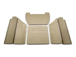 Contura 620T Feuerraumauskleidung | Vermiculitesatz | (ohne Seitenscheiben)