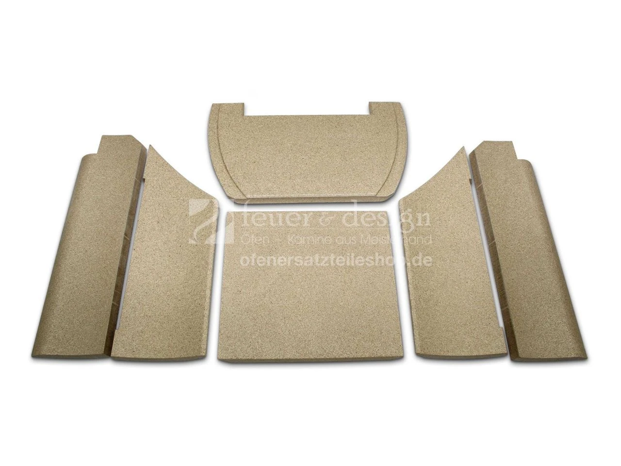 Contura 620T Feuerraumauskleidung | Vermiculitesatz | (ohne Seitenscheiben) 1 Contura 620T Feuerraumauskleidung | Vermiculitesatz | (ohne Seitenscheiben)
