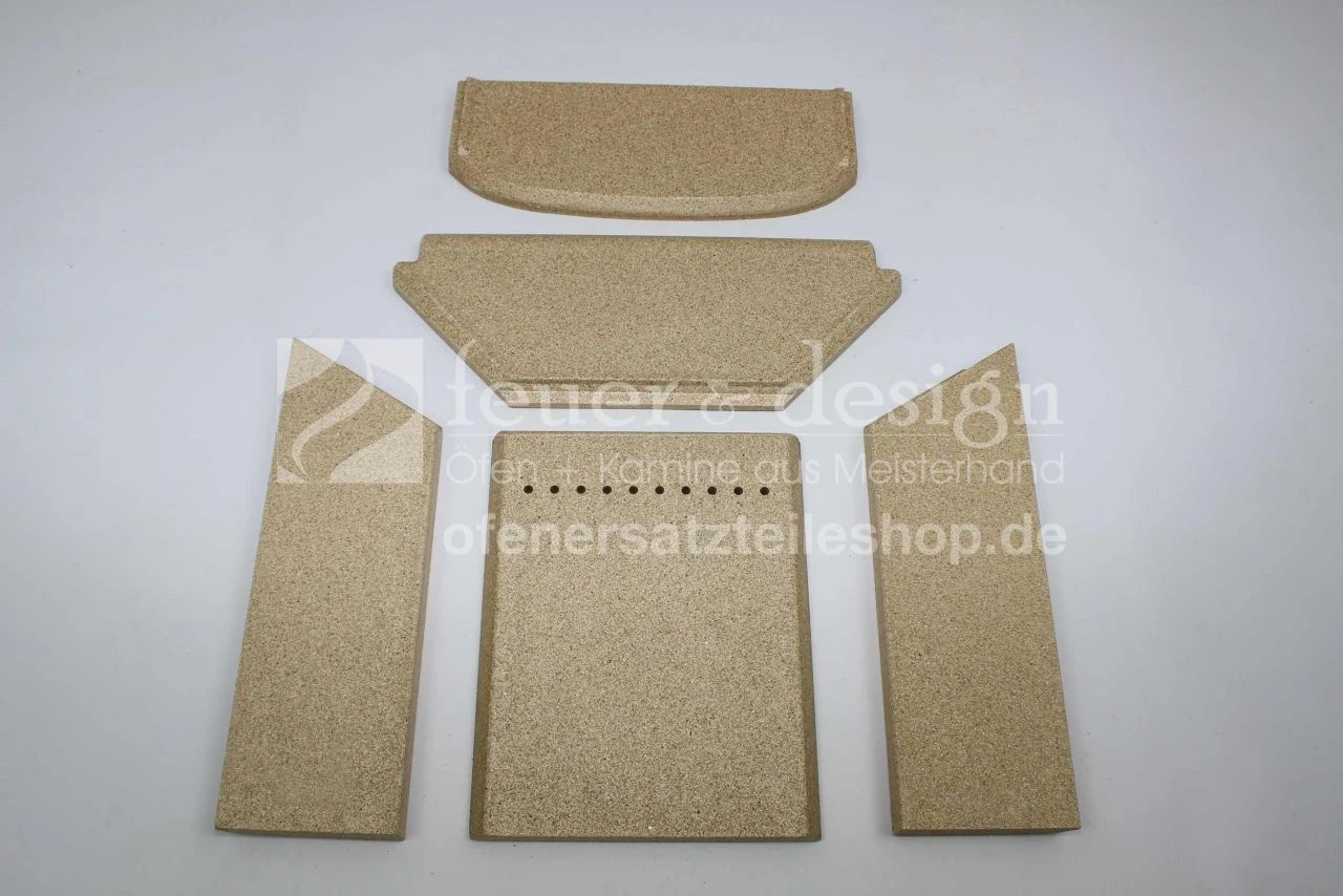 Contura 860T Feuerraumauskleidung | Vermiculitesatz 2 Contura 860T Feuerraumauskleidung | Vermiculitesatz – Bild 2