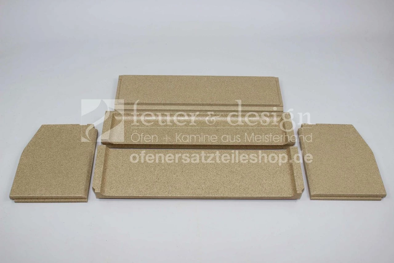 Contura 320AG Feuerraumauskleidung | Vermiculitesatz 1 Contura 320AG Feuerraumauskleidung | Vermiculitesatz