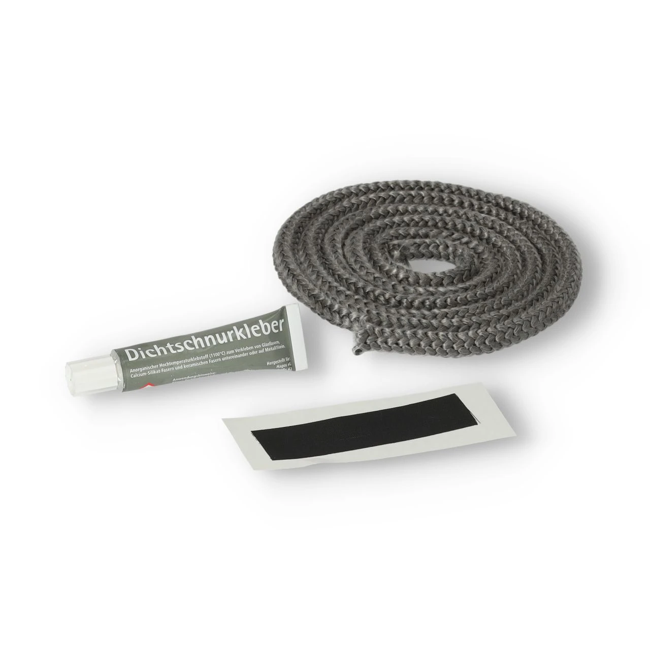 Ofendichtung | Dichtschnur 1,5 M X 6 Mm Mit Kleber Und Endband 1 Ofendichtung | Dichtschnur 1,5 M X 6 Mm Mit Kleber Und Endband