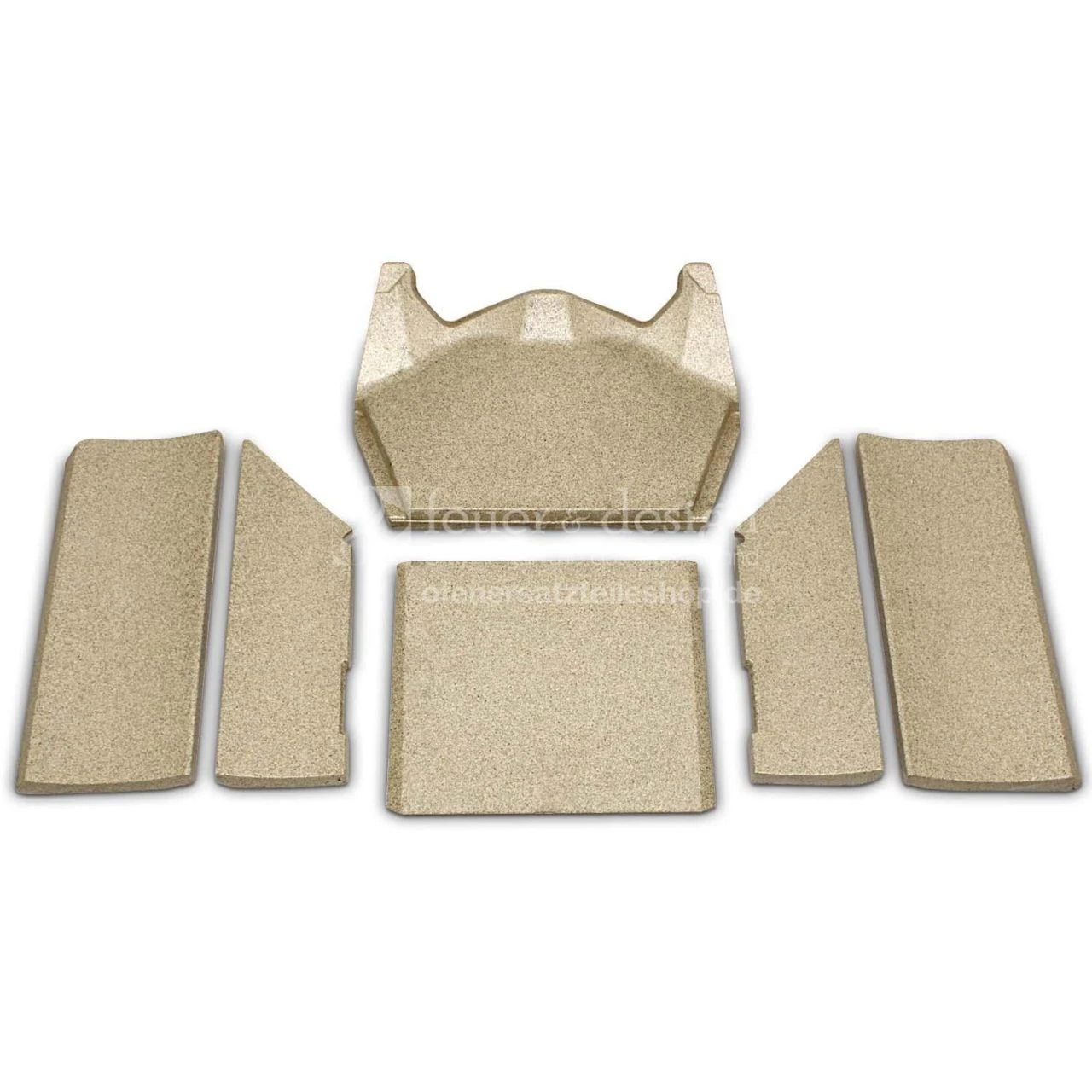 Contura 520S Style Feuerraumauskleidung | Vermiculitesatz 1 Contura 520S Style Feuerraumauskleidung | Vermiculitesatz