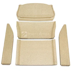 Contura 896G Style Feuerraumauskleidung | Vermiculitesatz Mit Seitenscheiben