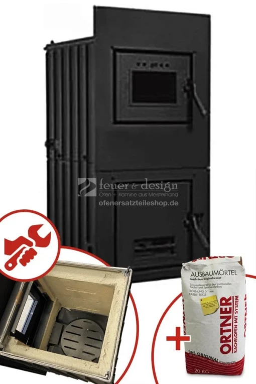Ortrand Kachelofen Heizeinsatz E 4020.6 / 1 | Neue Zulassung | 10 KW | Schamotte Eingemauert -Brunner Geschaft ortrand e 4020 heizeinsatz kachelofeneinsatz schamotte eingebaut 6PhqGp2RxYuUe 1280x1280