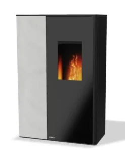 Rika Sono Stein Weiß Pelletofen